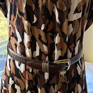 Brown Maxi Dress by Perceptions New York Size 16